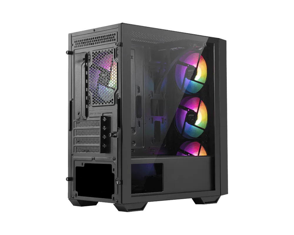 MSI Pro Forge M051A Mid Tower ATX Black Gaming PC Case