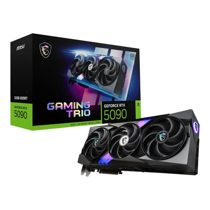 MSI GeForce RTX 5090 GAMING TRIO OC 32GB GDDR7 512-bit PCIe 5.0 Desktop Graphics Card