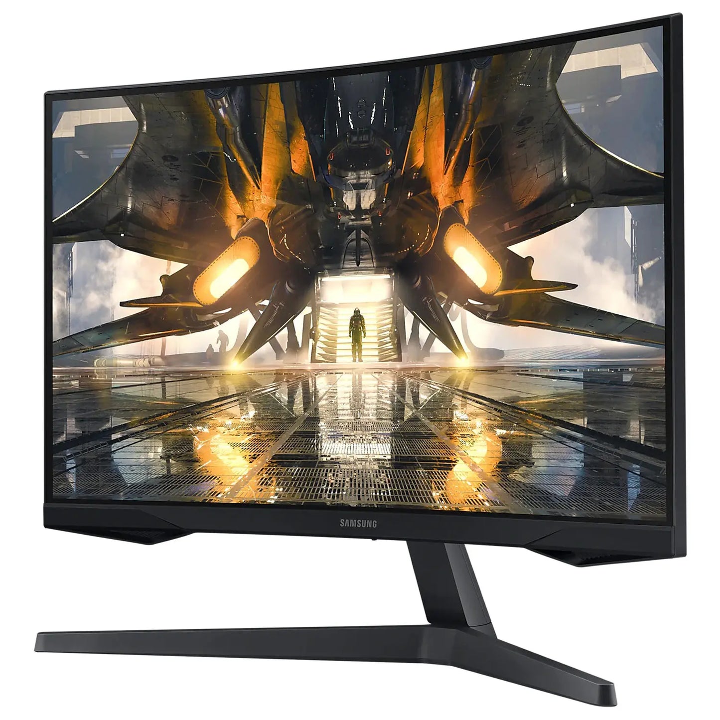 Samsung Odyssey G5 27″ WQHD 165Hz 1ms VA AMD FreeSync Premium 1000R Curved Gaming Monitor