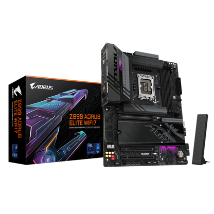 Gigabyte GA-Z890-AORUS ELITE-WIFI7 Z890 AORUS ELITE WIFI7 Intel Z890 Arrow Lake LGA1851 ATX Desktop Motherboard
