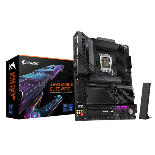 Gigabyte GA-Z890-AORUS ELITE-WIFI7 Z890 AORUS ELITE WIFI7 Intel Z890 Arrow Lake LGA1851 ATX Desktop Motherboard