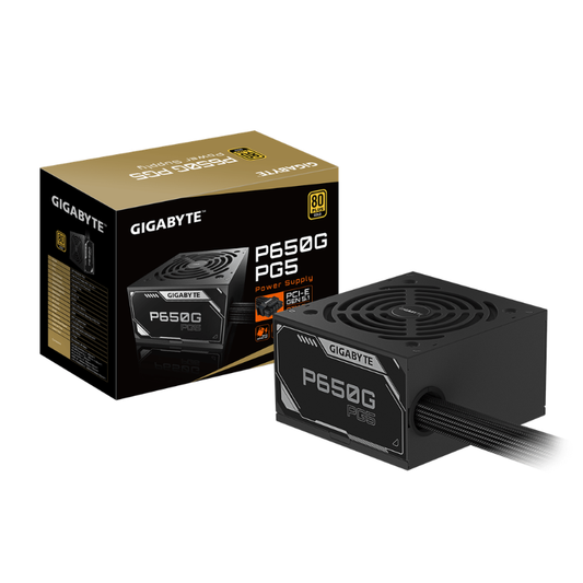 Gigabyte P650G PG5 650W 80 PLUS Gold Non-Modular ATX 3.1 PCIe Gen 5.1 Power Supply