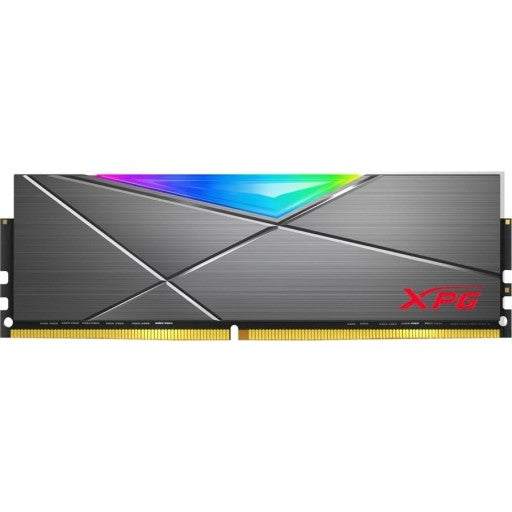 Adata SPECTRIX D50 RGB 8GB(1x8GB) DDR4-3600MHz CL18 1.35V Tungsten Grey Desktop Memory