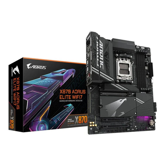 Gigabyte X870 AORUS ELITE WIFI 7 AMD X870 Ryzen Socket AM5 ATX Desktop Motherboard